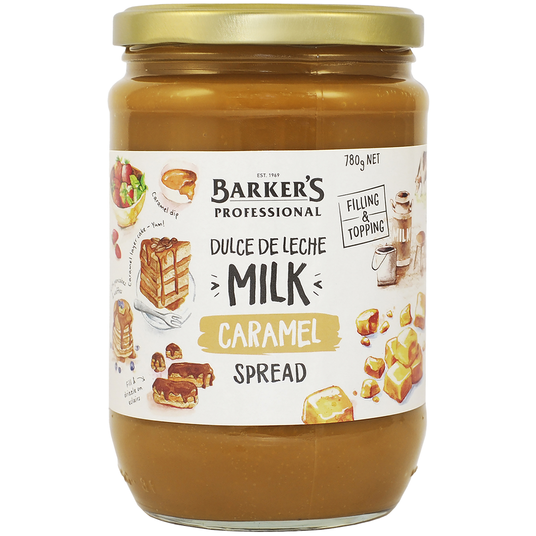 Barker's Professional Milk Caramel Dulce de Leche 780g