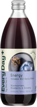 Load image into Gallery viewer, EveryDay+ Blackcurrant, Blueberry &amp; Ginseng Energy Daily Shot 490ml
