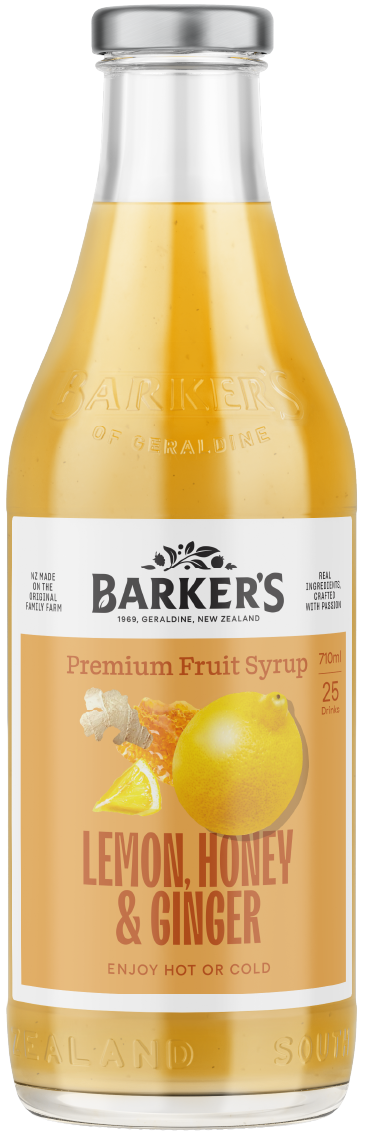 Lemon, Honey & Ginger Fruit Syrup 710ml