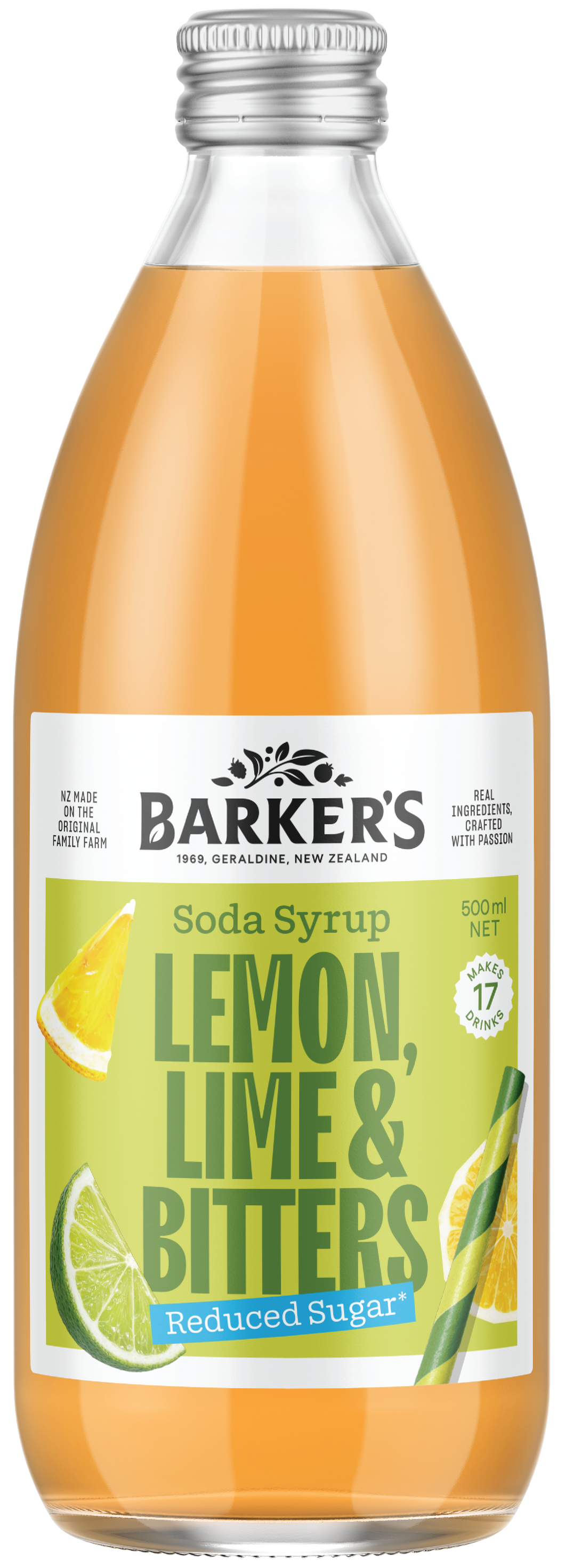 Lemon, Lime & Bitters Soda Syrup 500ml