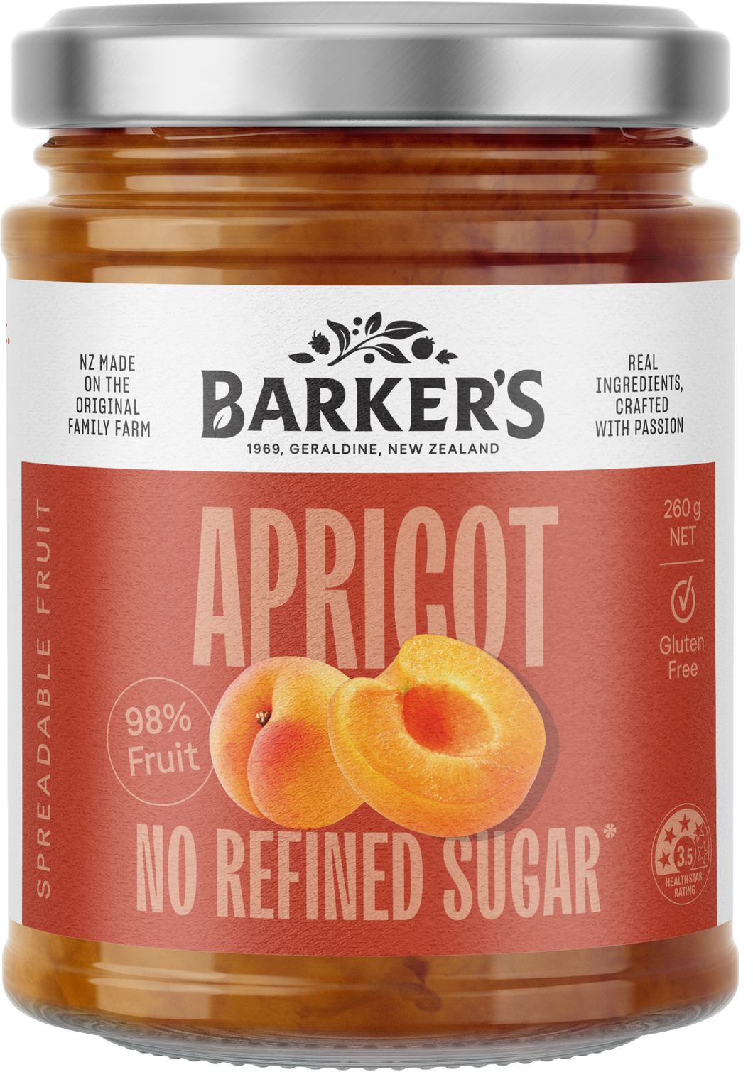 Apricot Spreadable Fruit 260g