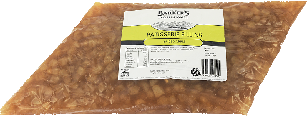 Barker's Professional Spiced Apple Patisserie Filling 1.25kg